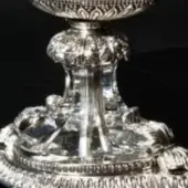 Bronze Base - Oval Centerpiece with Base