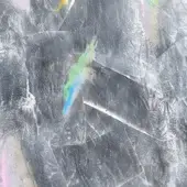 Hand-painted Silver Leaf