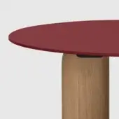 Kristalia Mdf textured lacquered Jaipur red