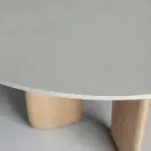 Kristalia Mdf finished with Argilla Argilla Grigio chiaro