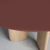 Kristalia Mdf finished with Argilla Argilla Rosso bollo