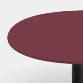 Kristalia Mdf with Fenix-NTM layer Jaipur red 0724 with matching painted edge