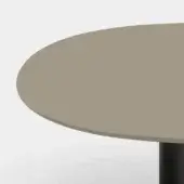 Kristalia Mdf with Fenix-NTM layer Ottawa beaver 0717 with matching painted edge