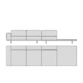 Argo Composition B - Left Armrest & Right Table