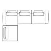 Gibson Sectional - Size B | L Right side (when sitting)