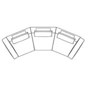 Gibson Curved Sectional - Size A