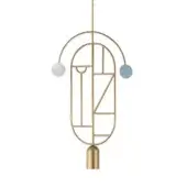 Configuration E - Brass & Lacquered Dots
