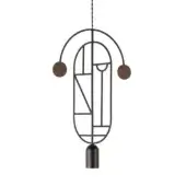 Configuration E - Graphite & Walnut Dots