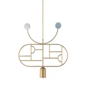 Configuration F - Brass & Lacquered Dots
