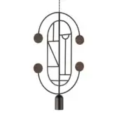 Configuration G - Graphite & Walnut Dots