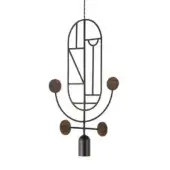 Configuration H - Graphite & Walnut Dots