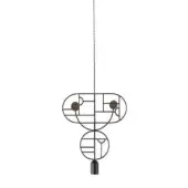 Configuration A - Graphite & Walnut Dots