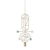 Configuration B - Brass & Lacquered Dots