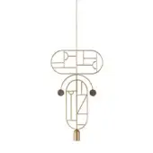 Configuration C - Brass & Walnut Dots
