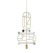 Configuration D - Brass & Lacquered Dots