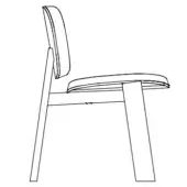 Brook Chair - Without Armrest
