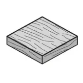 Wood 3/8 inches thick - Straight edge