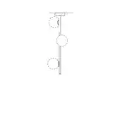 Bocci Stem Pendants 3-Stem-Ceiling
