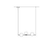 Bocci Stem Pendants 3-Stem Suspended