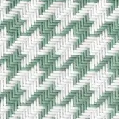 Braid Weaving Pied de poule-102 - White_sauge