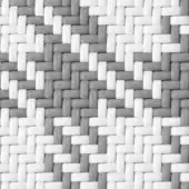 Braid Weaving Tartan-03 - White_grey