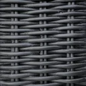 Gervasoni Lacquered Rattan Black
