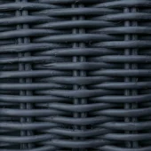 Gervasoni Lacquered Rattan Blueberry