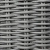 Gervasoni Lacquered Rattan Grey