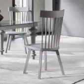 Sophisticated Gervasoni Gray 21 chair in linear design crafted from ash wood with muted finish and tapered legs