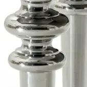 Gervasoni Metal Cast polished aluminum