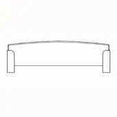 Bench B - Without 2 Bolster Roll Cushions