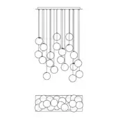 Bocci Suspension Canopies 93.20 Rectangular