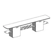 Colonna - 1 glass Shelf