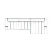 Composition A (DX) - Marshmallow Sectional