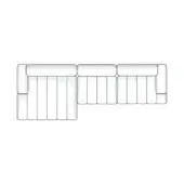 Composition A (SX) - Marshmallow Sectional