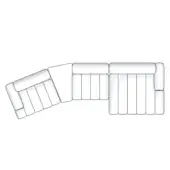 Composition B (DX) - Marshmallow Sectional