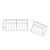 Composition C (SX) - Marshmallow Sectional