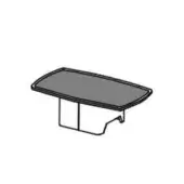 Avantgarde Side Table – Leather Covered Top, Size B