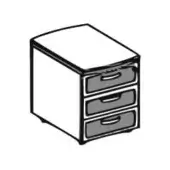 Avantgarde Drawer unit – Leather Front