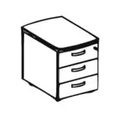 Avantgarde Drawer unit - Wooden Front