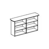 Avantgarde Double Cabinet – 2 Shelves