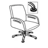 Diamond Armchair with spokes