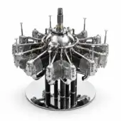 Arteinmotion - Aeronautical Collection As Shown in Picture Mirror Polish Chromed and Painted Cylinder