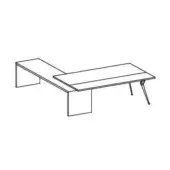 Wood Top - To the RIGHT while sitting.