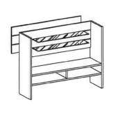 Genesis Wall Unit A2 (can be conceived for a middle-room use)