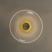 Golden Disc Wall Lamp