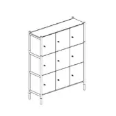 2BE Locker - Size B, Tall