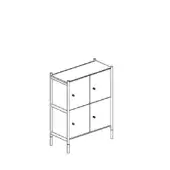 2BE Locker - Size A, Low