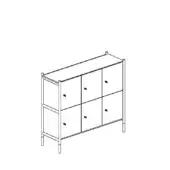 2BE Locker - Size B, Low