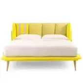 Noctis Fabric (Exclusive for Birdland Bed) King Yellow